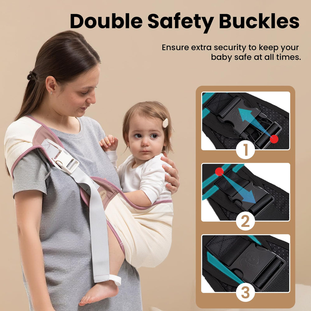 COSDIG baby carrier is lightweight and travel-ready for on-the-go parents
