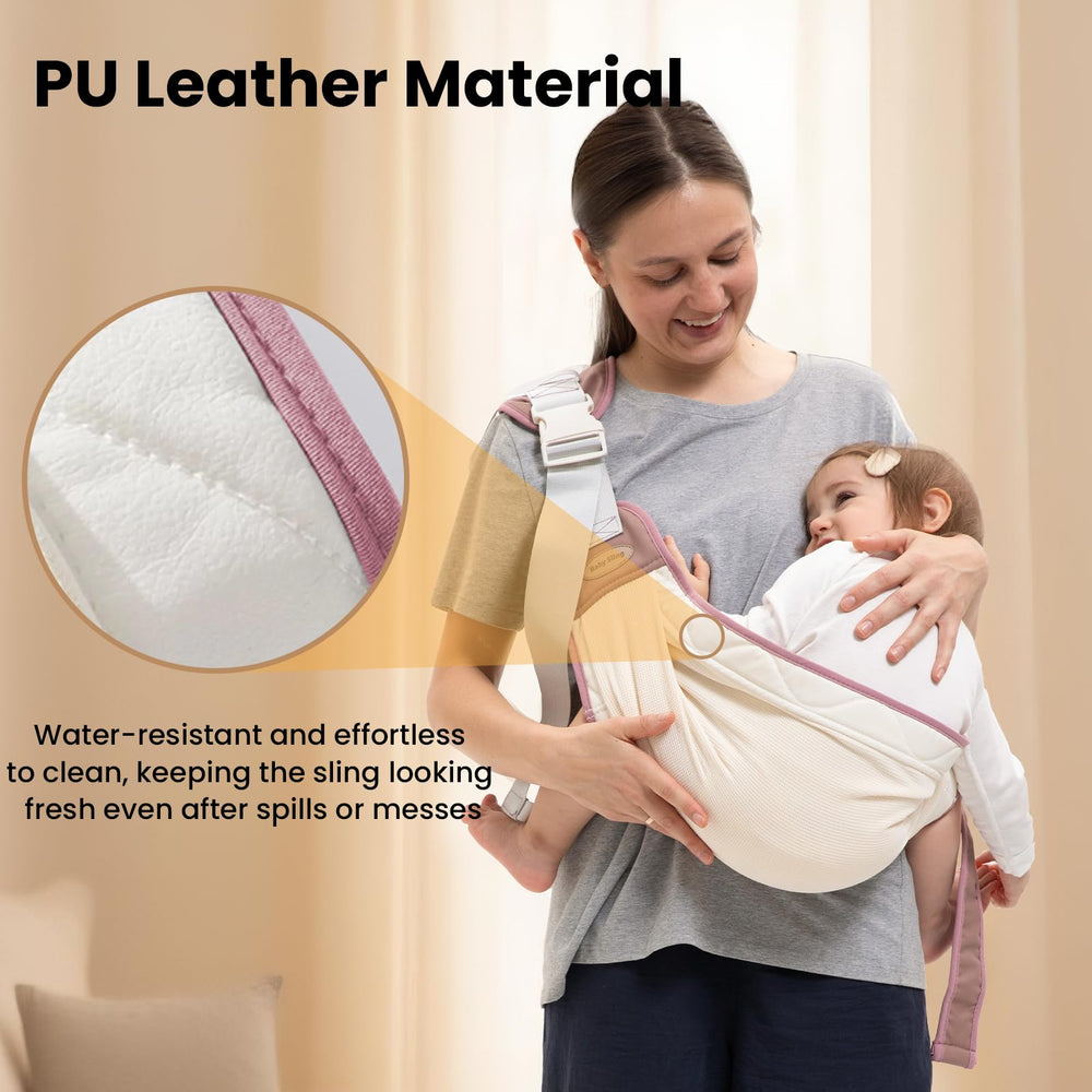 COSDIG baby carrier ergonomic M-shaped seat supports hip-friendly positioning