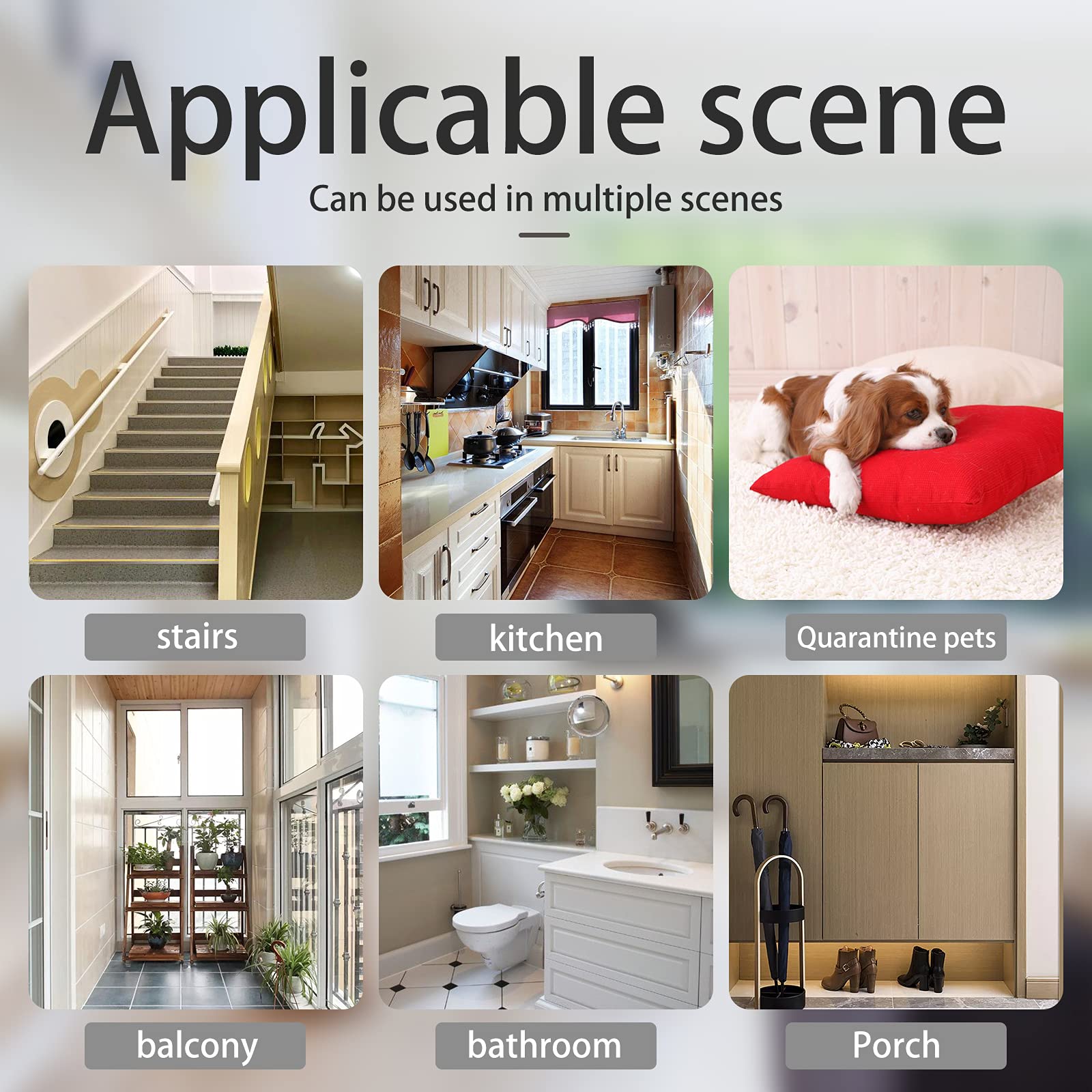 COSEND durable black metal construction protects kids and pets safely.