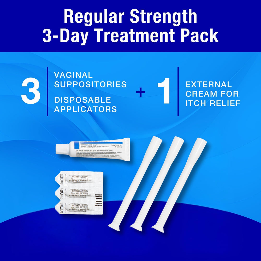 Cosette disposable applicators included for clean vaginal administration