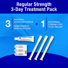 Cosette disposable applicators included for clean vaginal administration