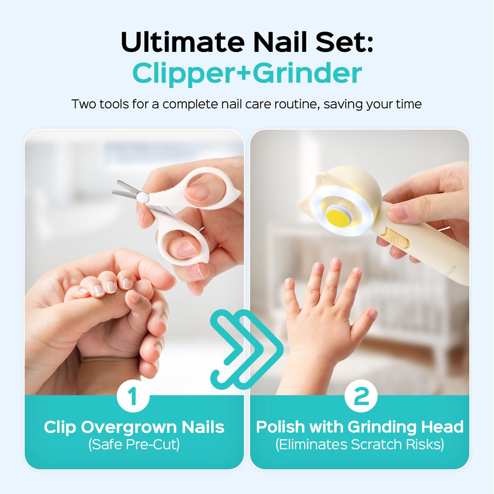 COSLUS safety nail clipper integrated into the kit for quick trims and durability.
