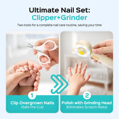 COSLUS safety nail clipper integrated into the kit for quick trims and durability.
