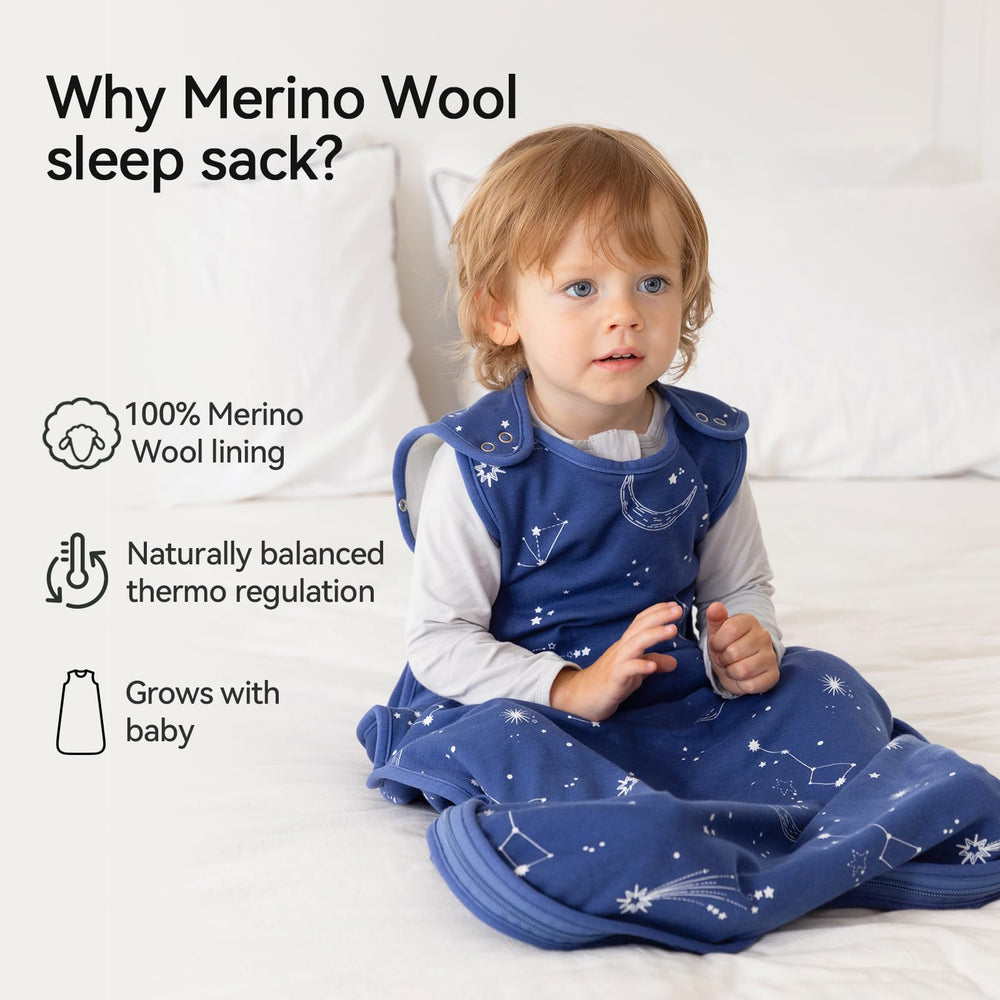 CosyDiary organic-cotton outer shell provides breathable comfort for baby sleeps.