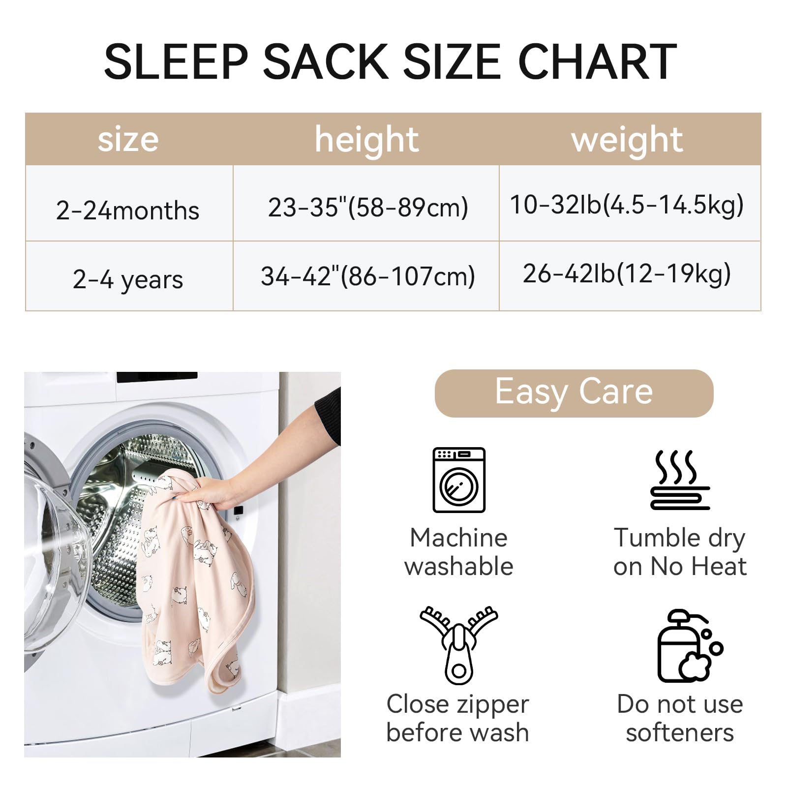 CosyDiary sleep sack offers year-round comfort at home or while traveling