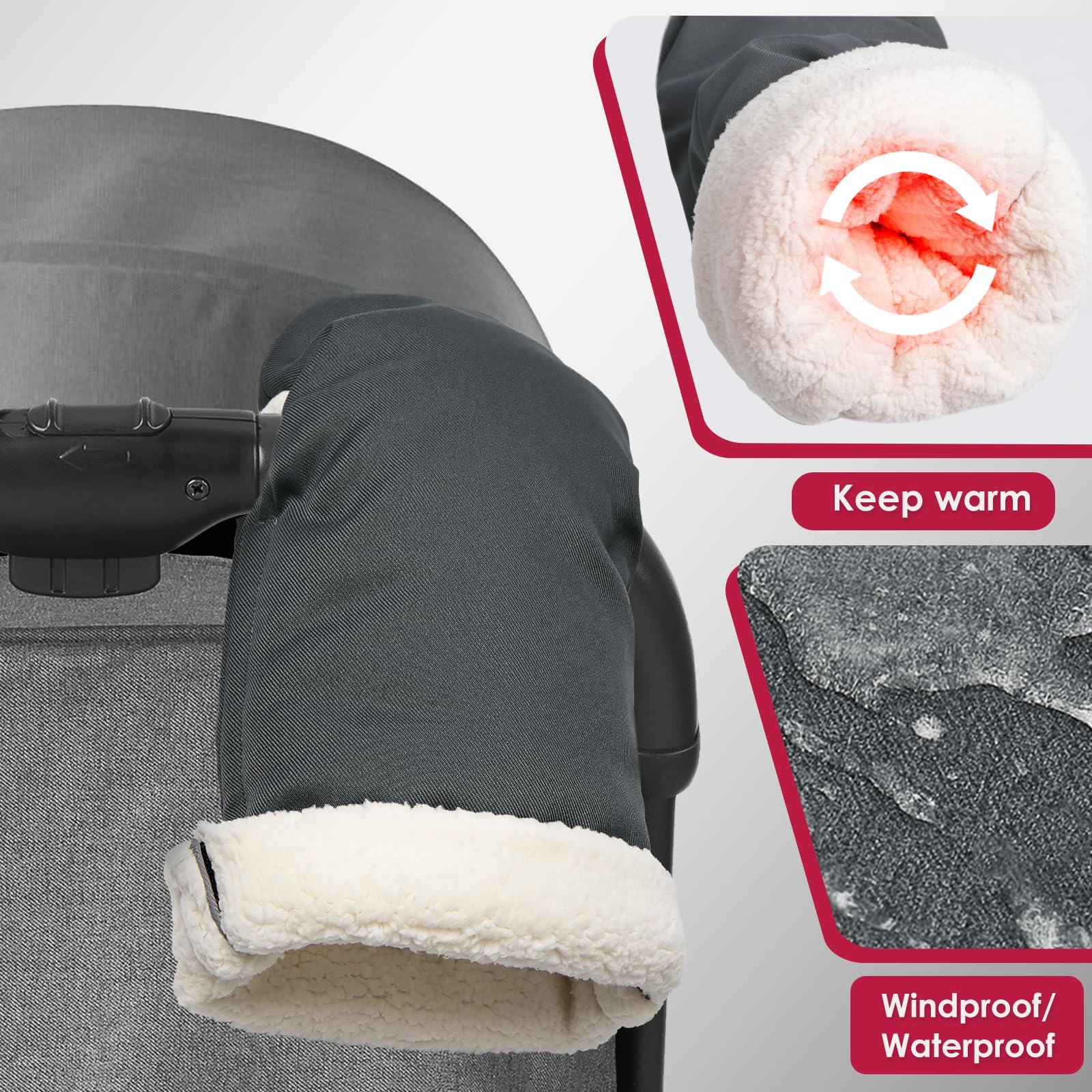 CosyDiary draft-stop fit seals wrists to block cold air.