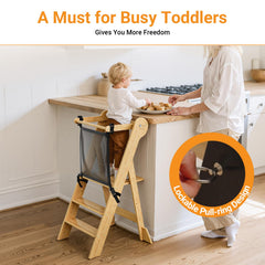 COSYLAND bottom storage compartment keeps small items within reach for tidy spaces.
