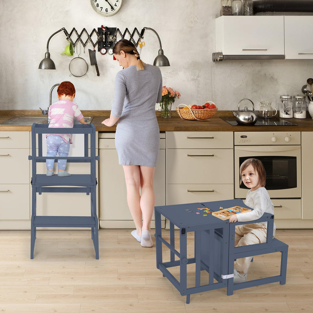 COSYLAND counter height boost lets kids join adults at the kitchen counter