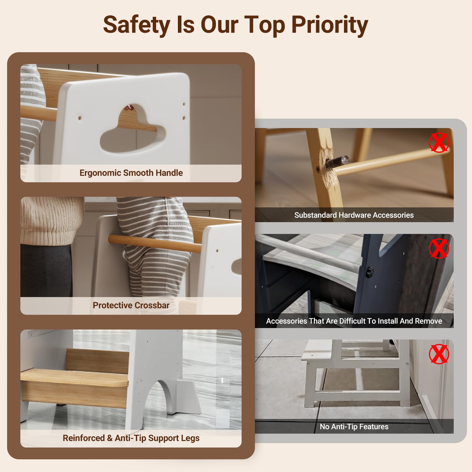 COSYLAND easy-assembly design lets you set up in minutes.