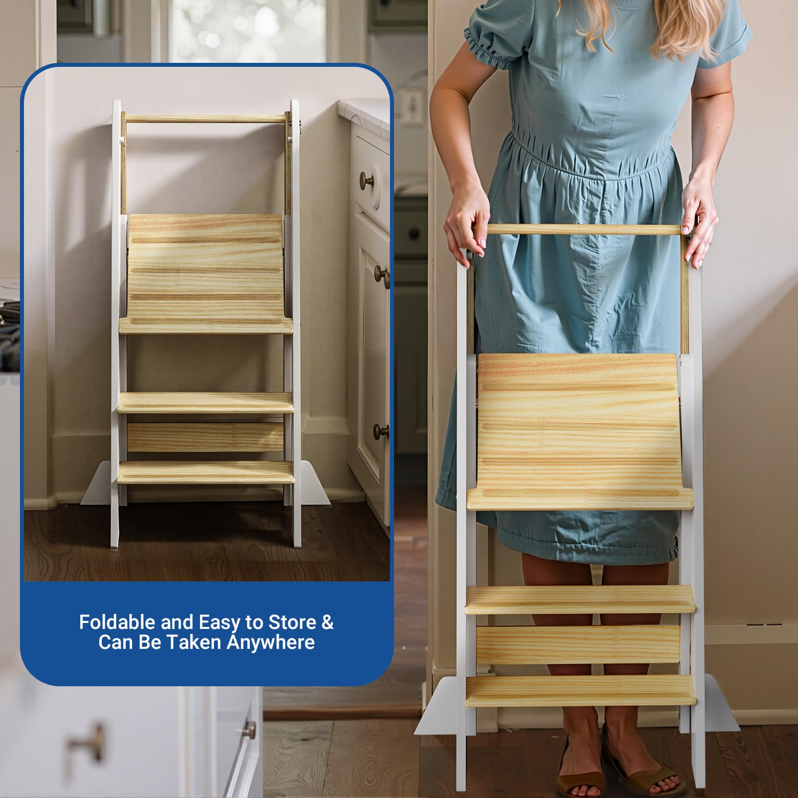 Cosyland easy-clean surface with rear safety net for protection.