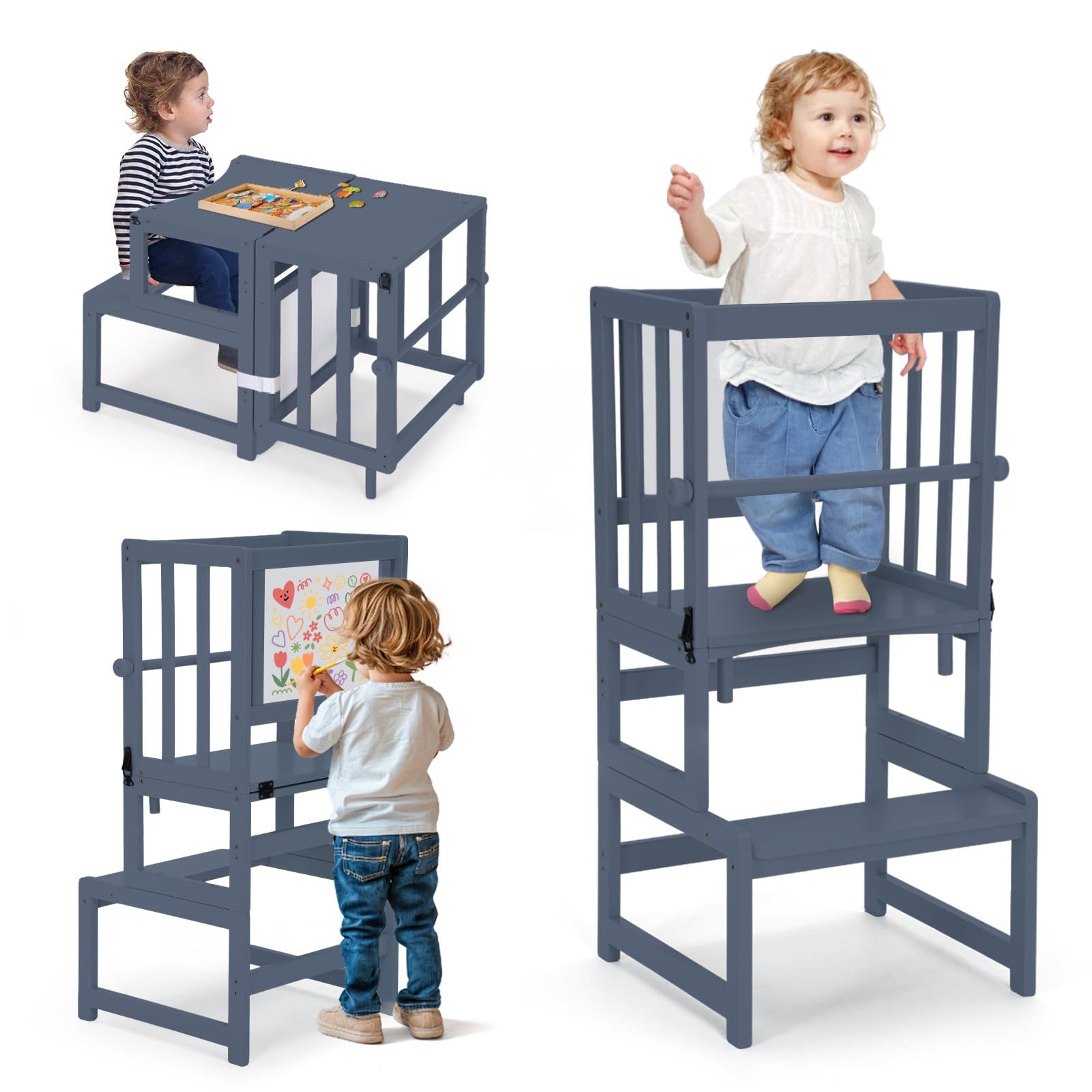 COSYLAND easy-clean surface keeps meals tidy and quick to reset