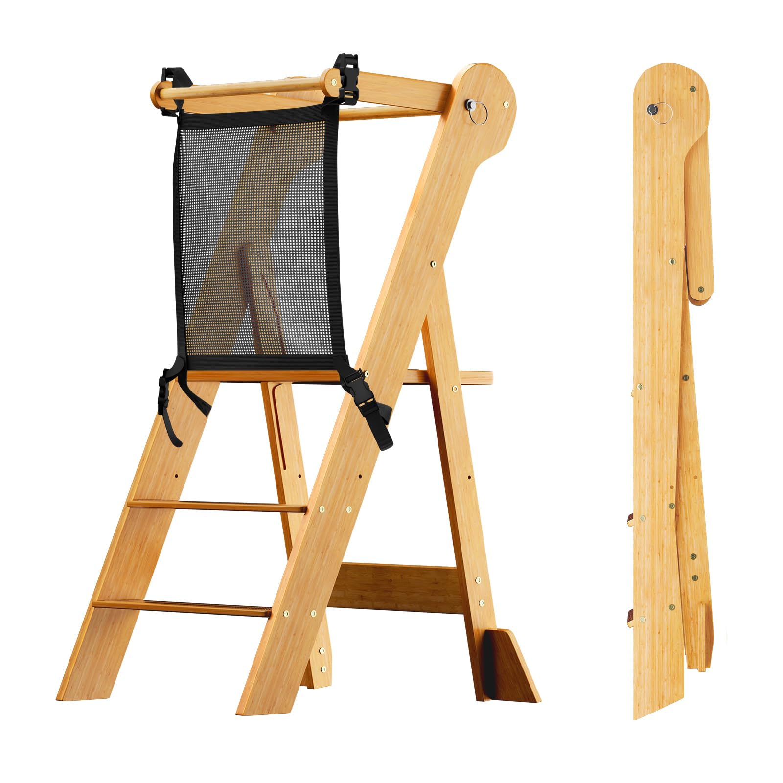 COSYLAND foldable design toddler stool design offers easy storage and quick setup for parents.
