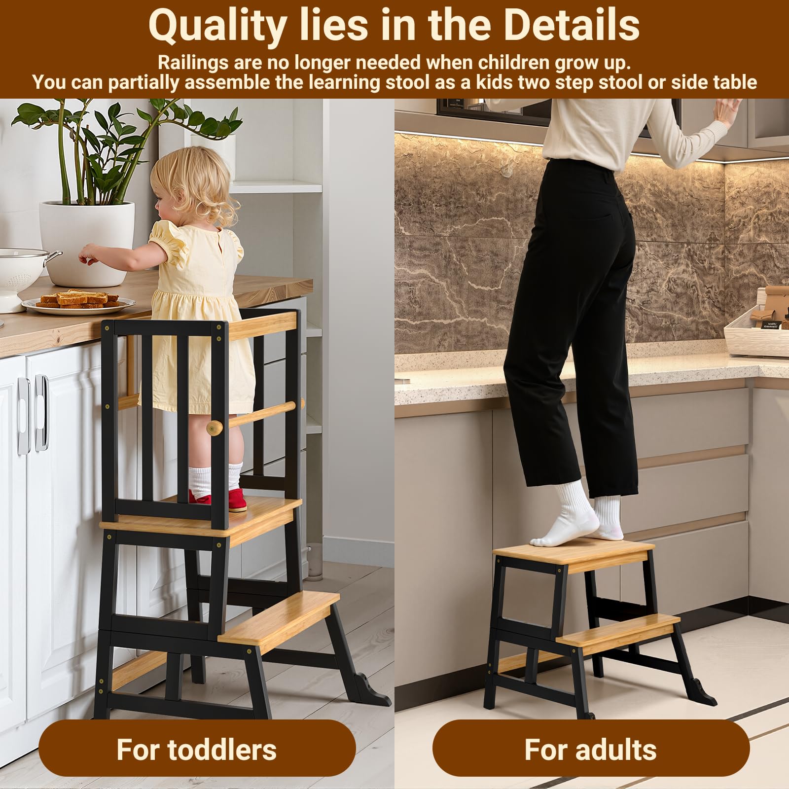 COSYLAND compact design fits small kitchens and corners
