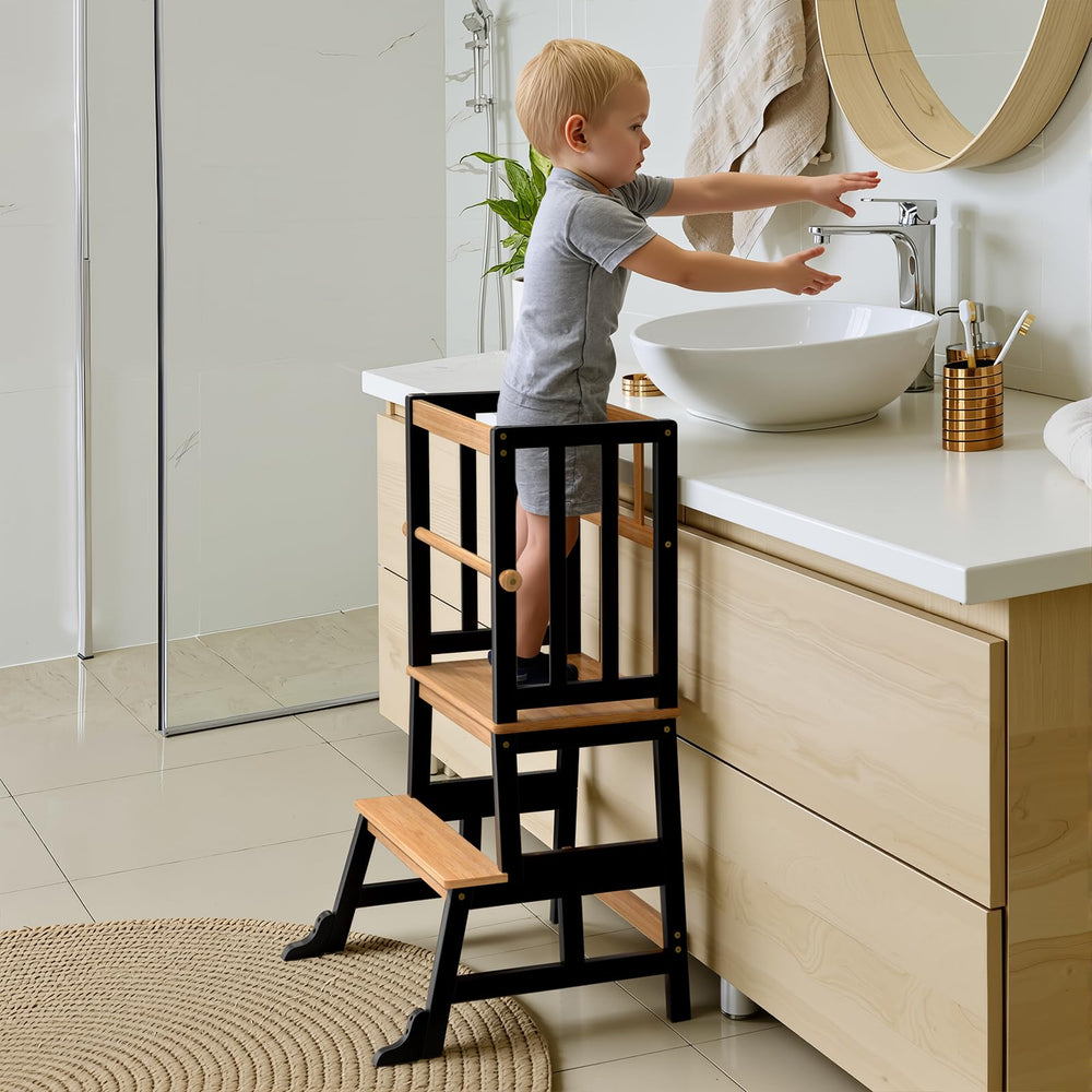 COSYLAND durable wood construction stands up to daily toddler use