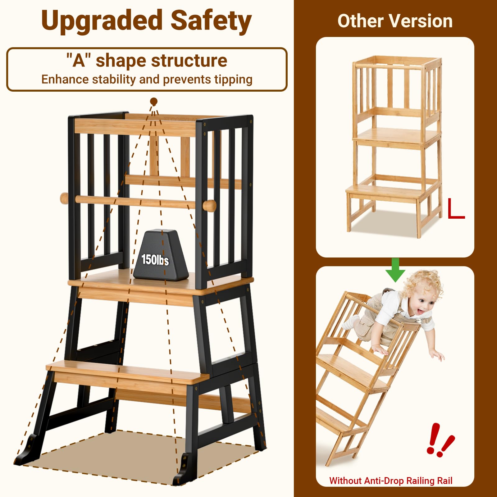 COSYLAND solid natural finish supports daily learning and play