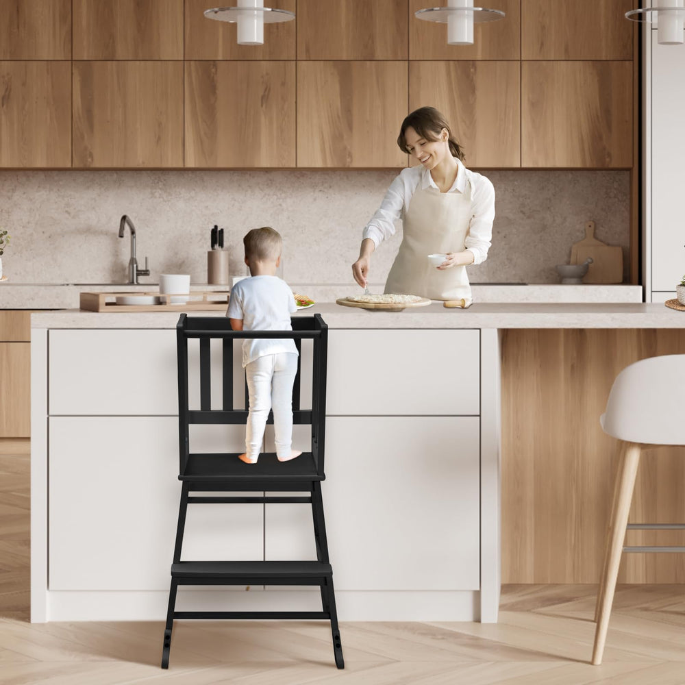 COSYLAND kitchen helper in use offers hands-free convenience during meals.