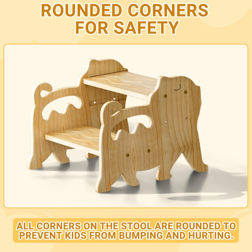 Multi-use COSYLAND stool supports potty training, cooking help, and playtime.