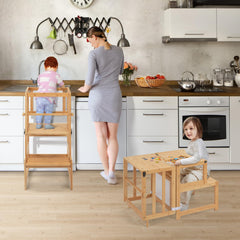 COSYLAND safe bamboo construction with removable rail for secure use.