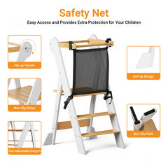 COSYLAND safety-net design provides extra support during kitchen or bathroom tasks.