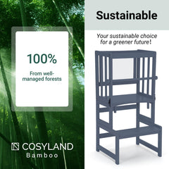 COSYLAND safety rail removable for secure, adjustable seating