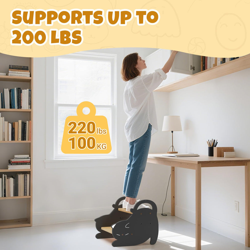 COSYLAND solid construction with wider steps provides stable, wobble-free use.