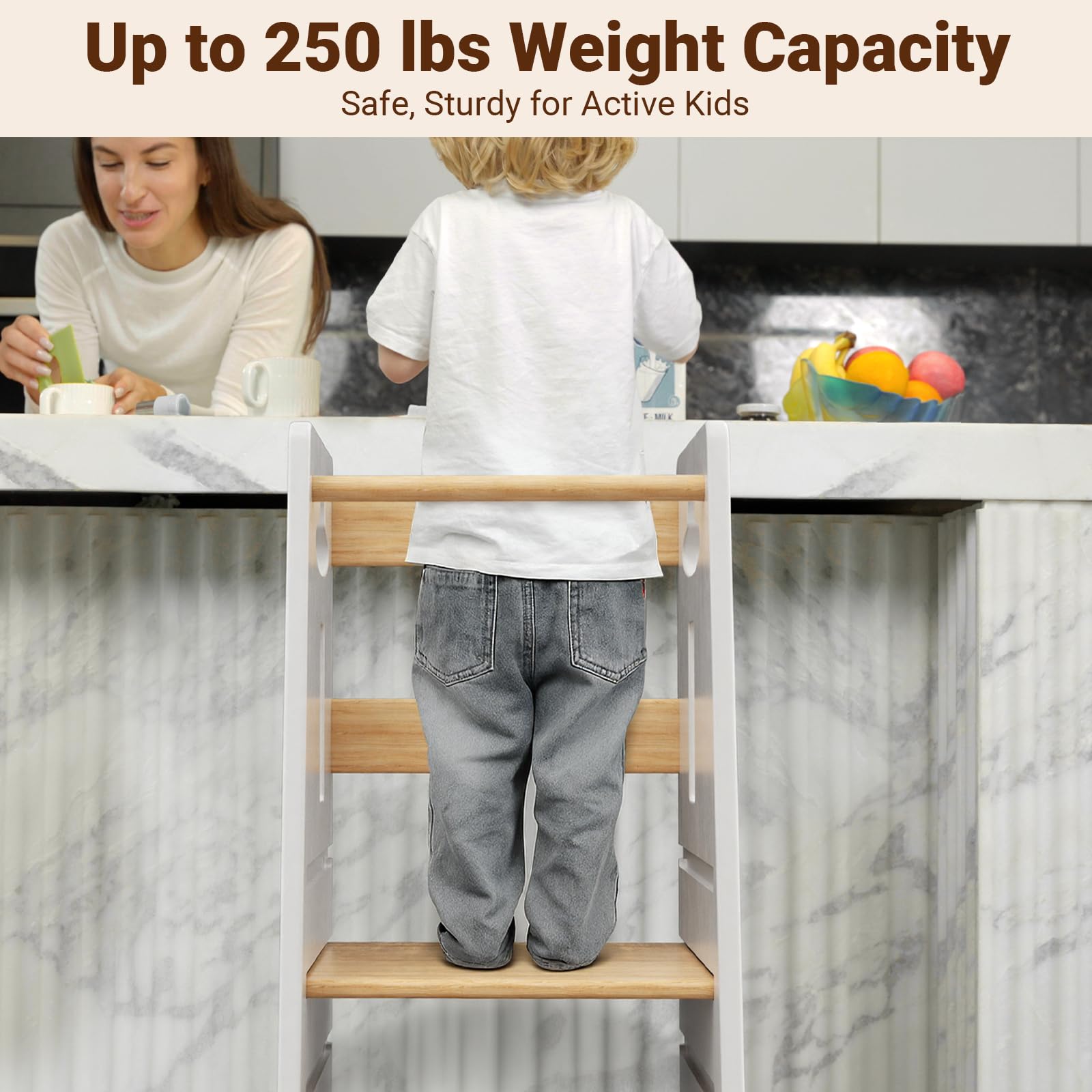 COSYLAND solid wood construction highlights durability for everyday use.