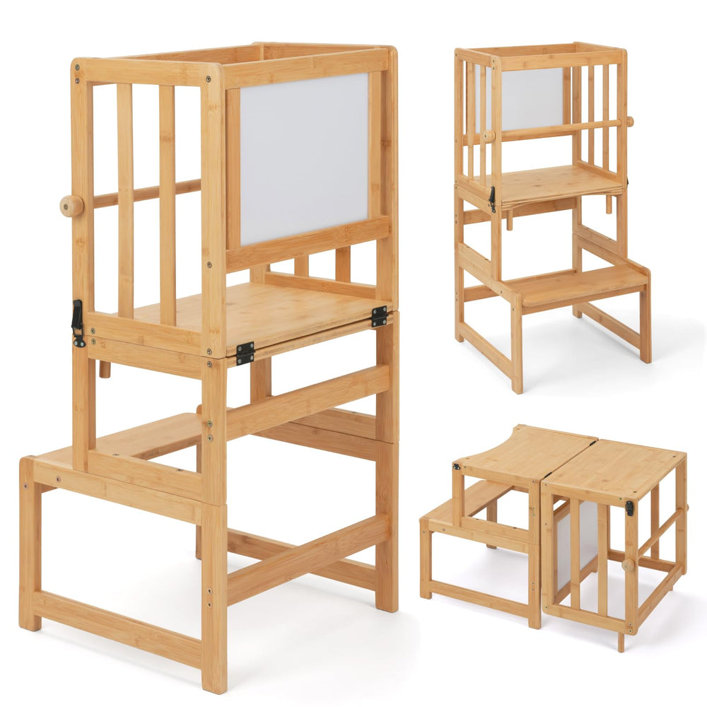 COSYLAND sturdy base supports up to 150 pounds for growing children.