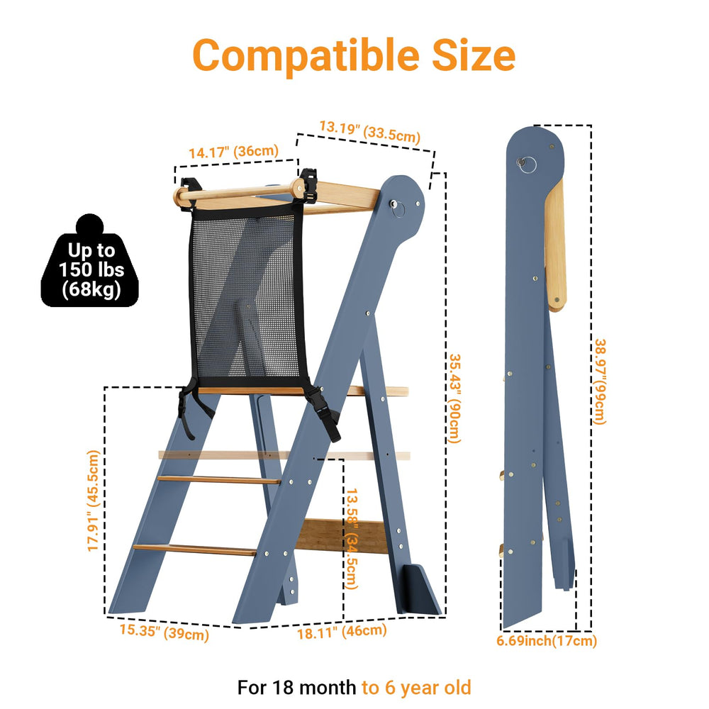 COSYLAND sturdy construction supports up to 300 lbs for everyday use.