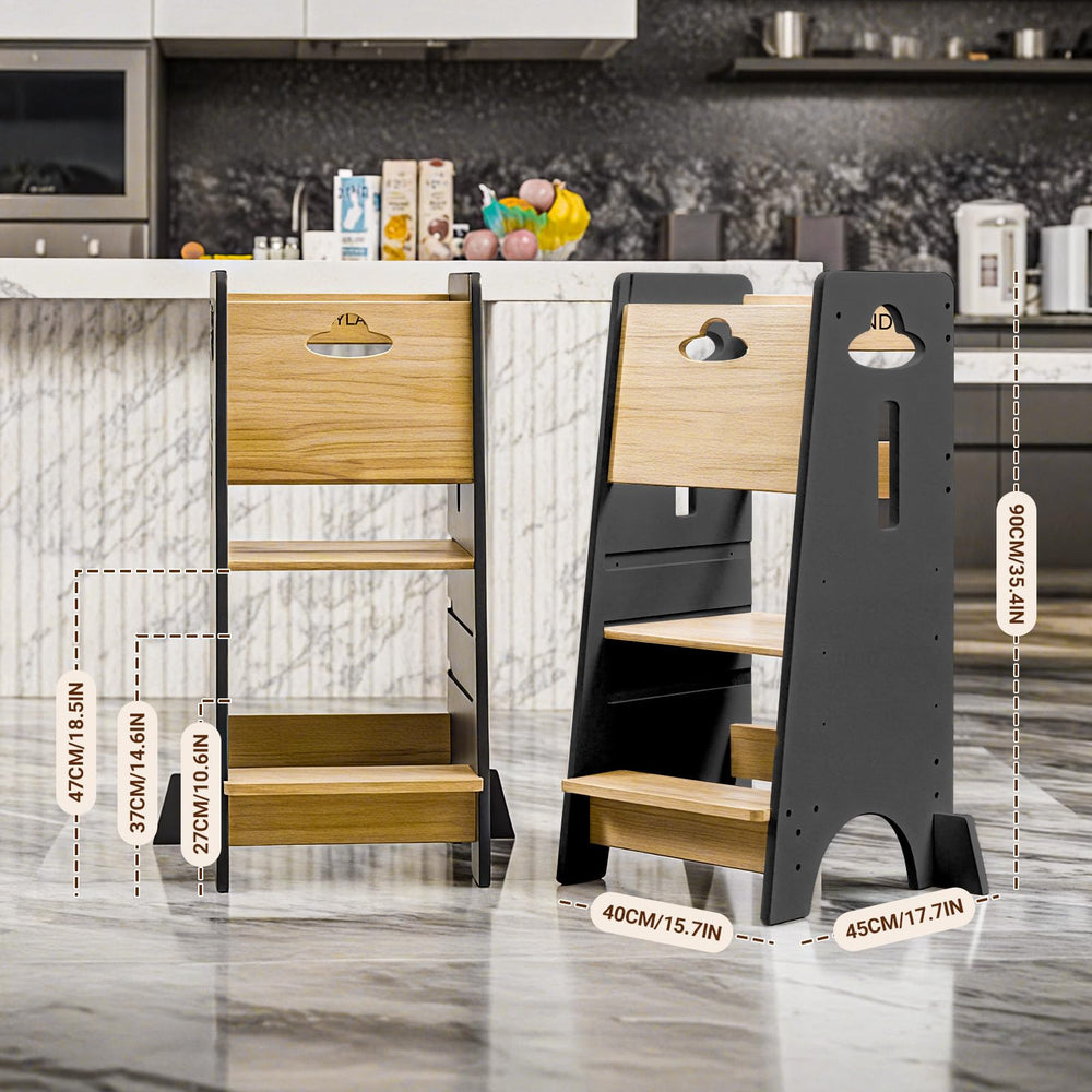 COSYLAND dark gray option blends with modern kitchens.