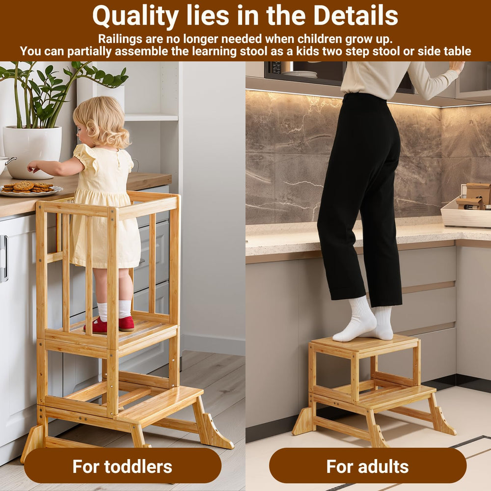 COSYLAND natural finish provides a child-friendly surface.