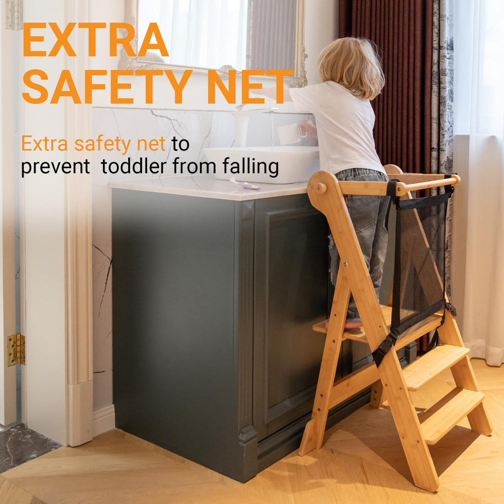 COSYLAND safety net ensures confidence while practicing at counters and sinks
