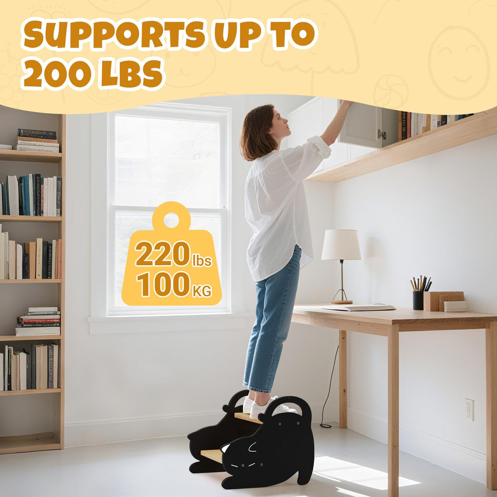 COSYLAND cat stool with side handles for effortless moving