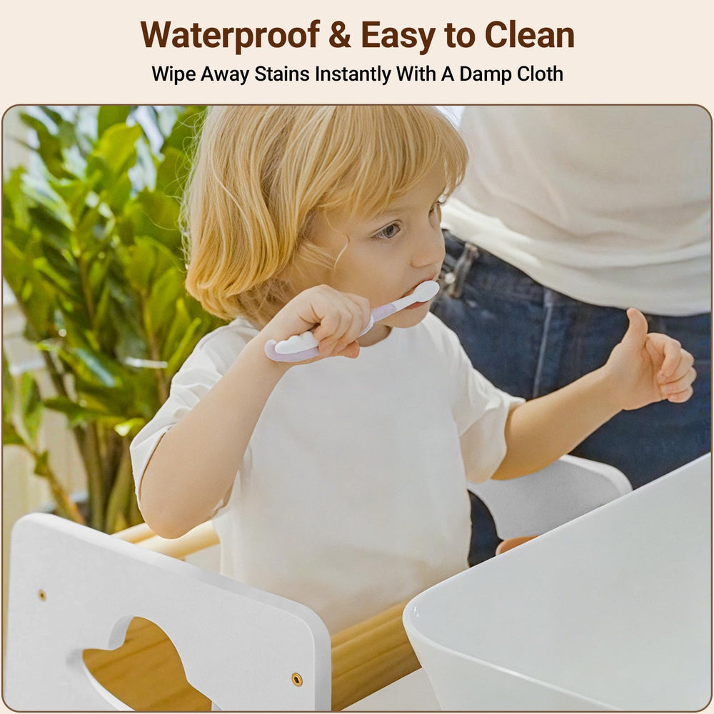COSYLAND wide anti-drop board enhances child security during cooking.