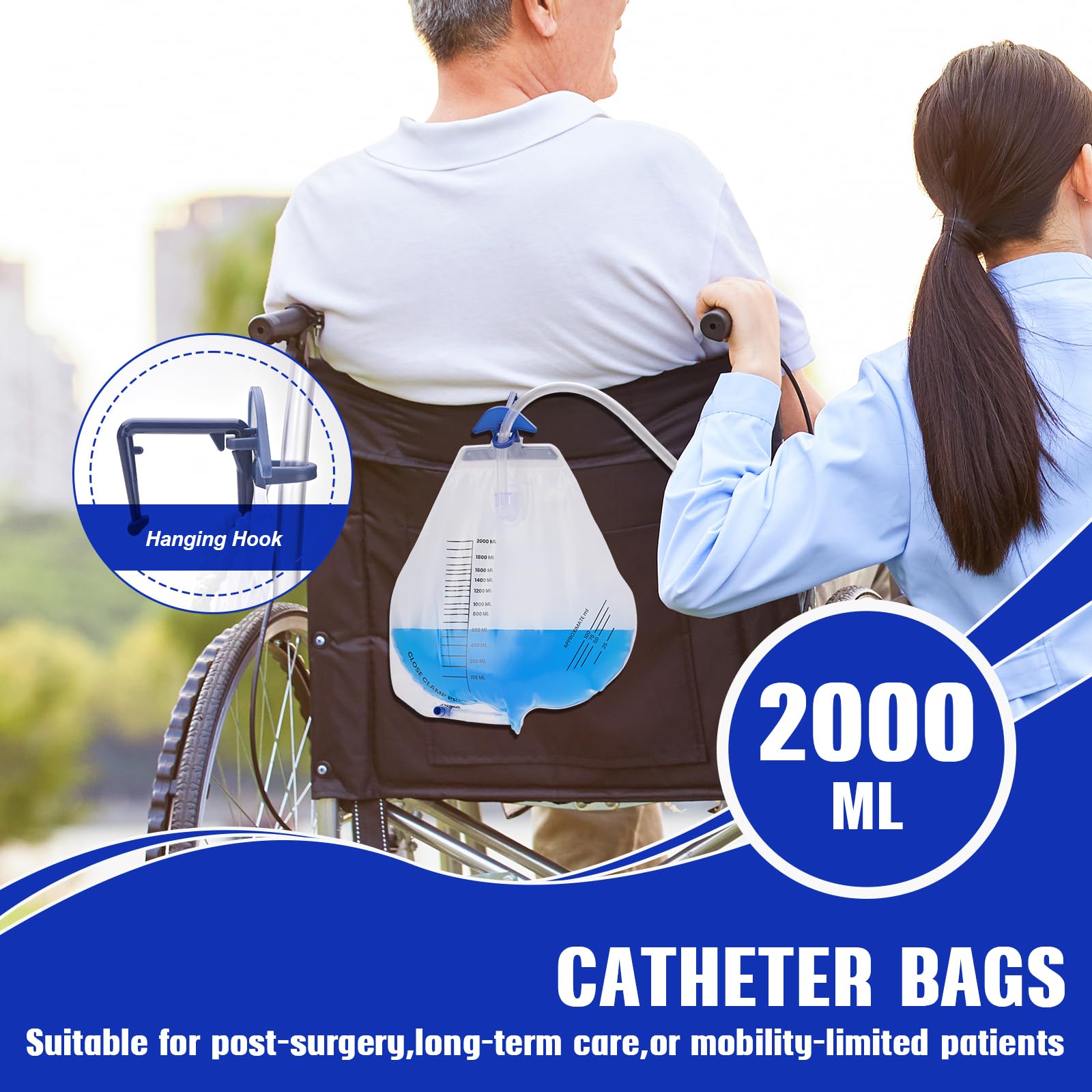 Cotchen anti-reflux clip supports consistent drainage.