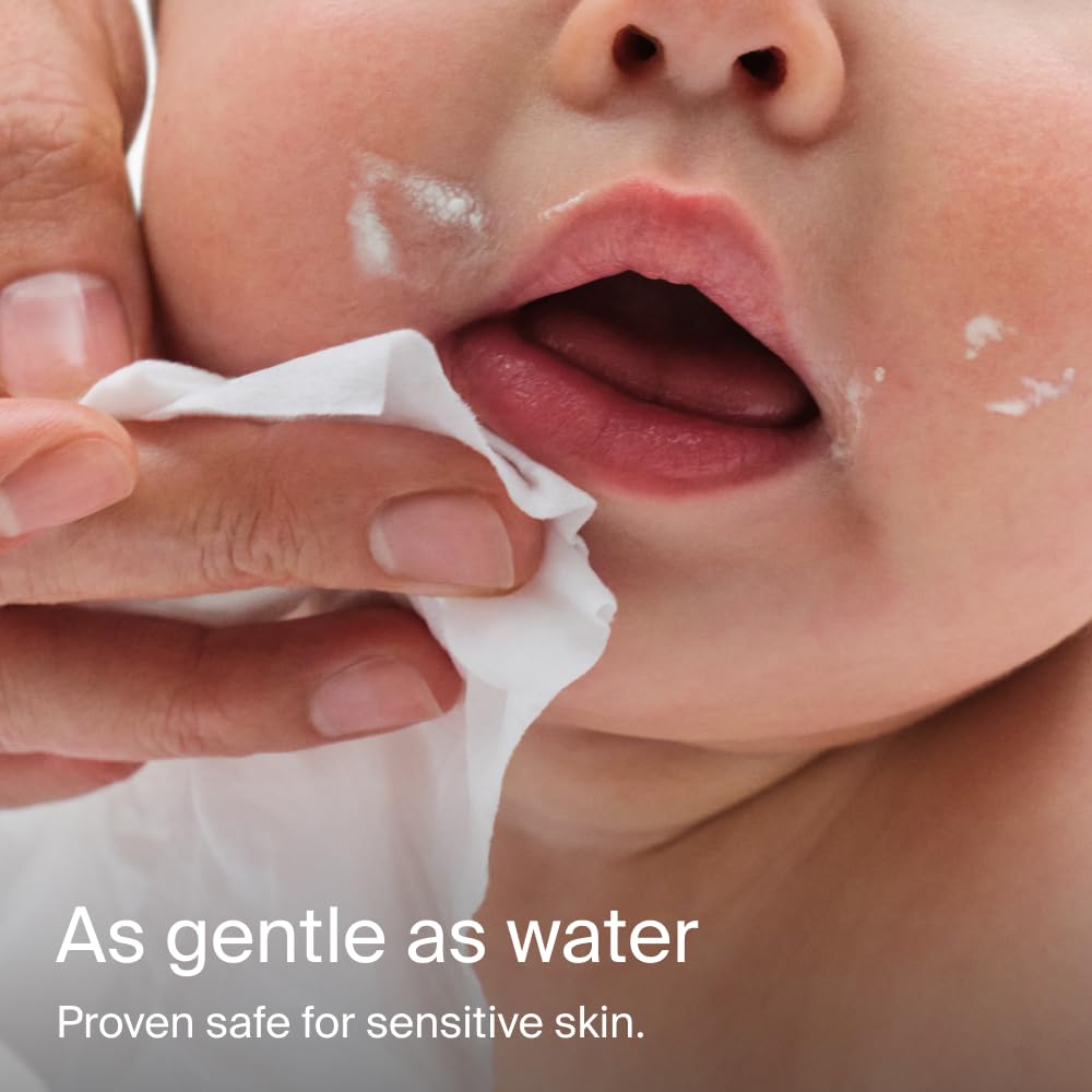 Coterie Baby Wipes 99 percent water visual emphasizing pure cleansing