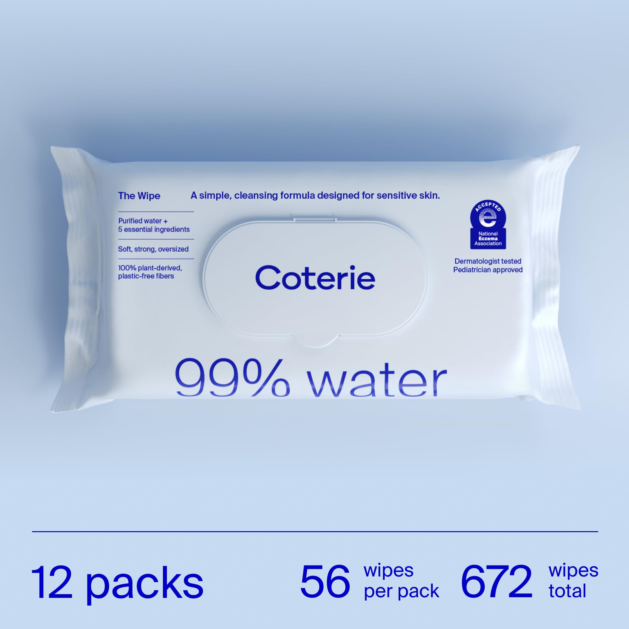 Coterie wipes are EWG-certified for transparency and safety