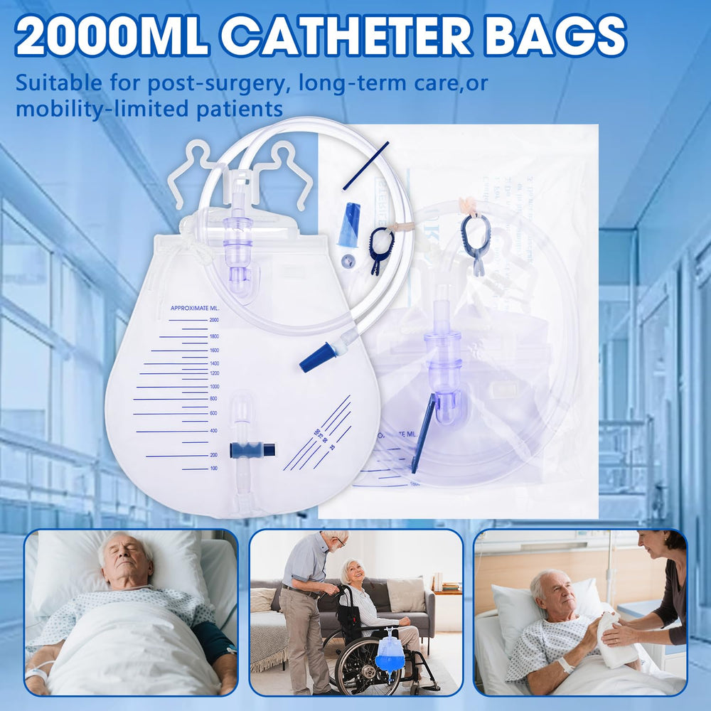 COTOM 41-inch drainage tube shown for convenient reach and use.