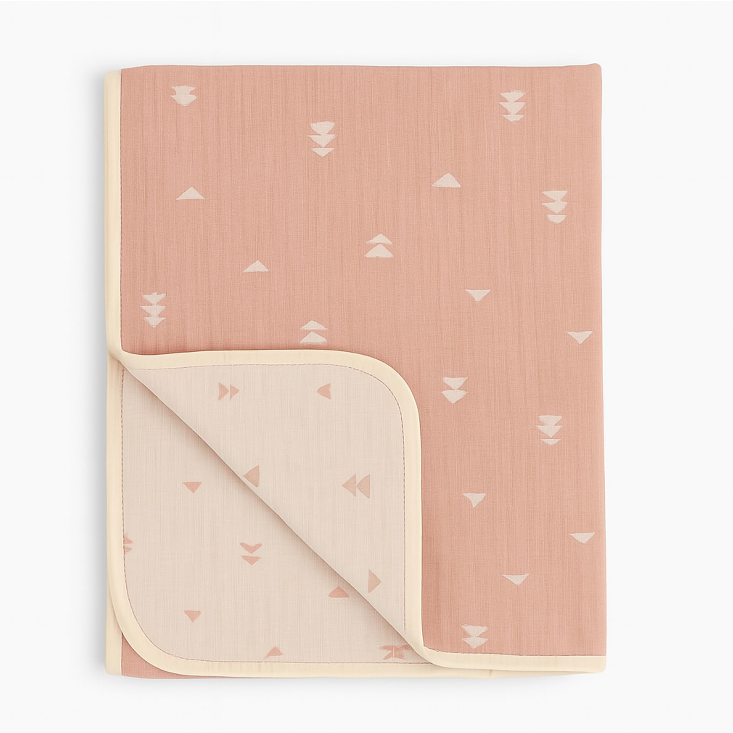 Cotton by the Sea brick swaddle blanket, double-layer muslin for cozy warmth and gentle swaddling