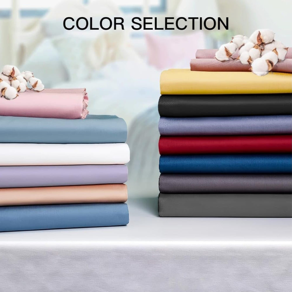 Cotton Stich 600-thread-count cotton offers smooth, breathable comfort.