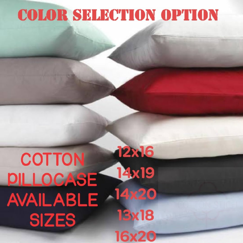 COTTON STICH machine-washable pillowcase stays cozy after multiple washes.