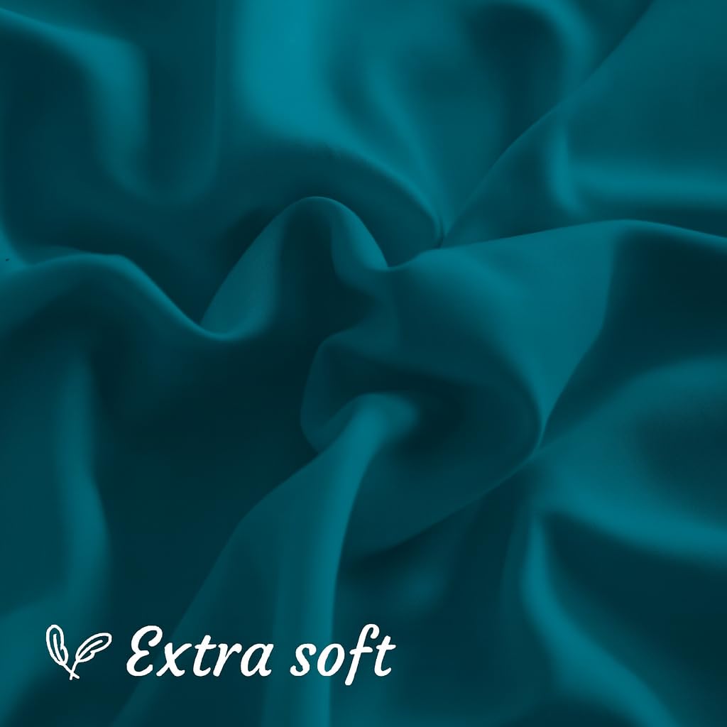 Cotton Stich mini pillowcase 12x16 teal with zipper for quick changes