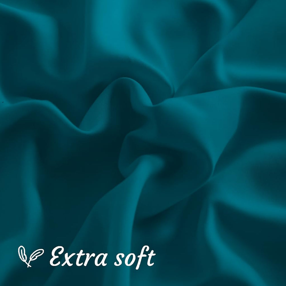 Cotton Stich mini pillowcase 12x16 teal with zipper for quick changes