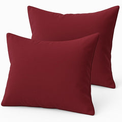 Cotton Stich burgundy toddler pillowcase solid color for cozy naps.