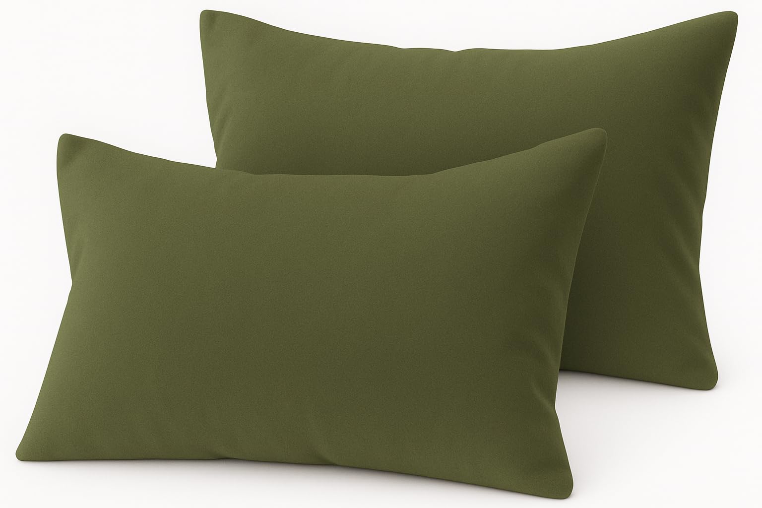 COTTON STICH toddler olive green 12x16 pillowcase for comfortable naps.