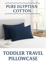 COTTON STICH toddler pillowcase zipper closure for easy, secure use