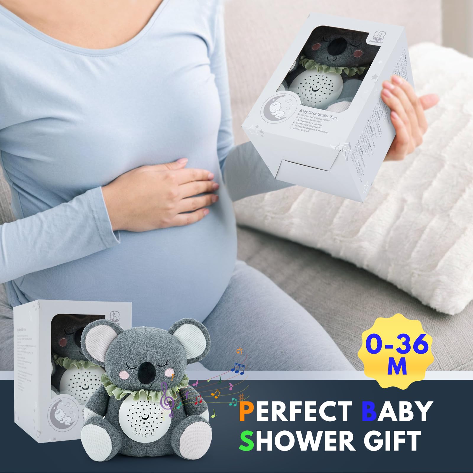COTTONBEBE starry night projection supports parent-child bonding at bedtime.