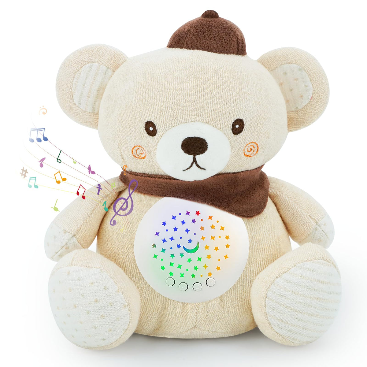 Cottonbebe bedtime bear soother comforting newborns with soothing lullabies