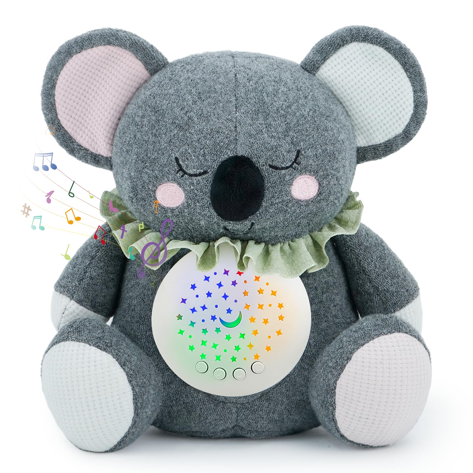 COTTONBEBE Koala sleep soother plush calms newborns with lullabies.