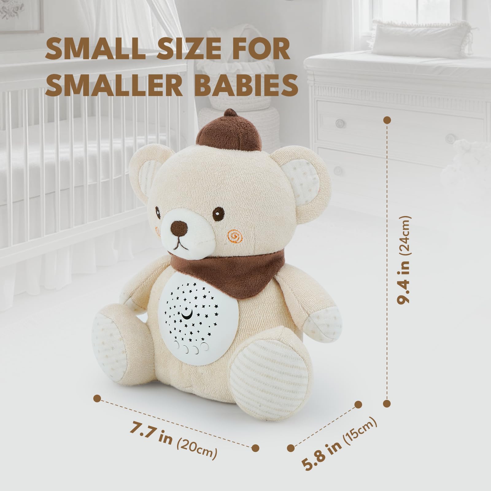 Cottonbebe lullaby music selector offering gentle tunes for sleep