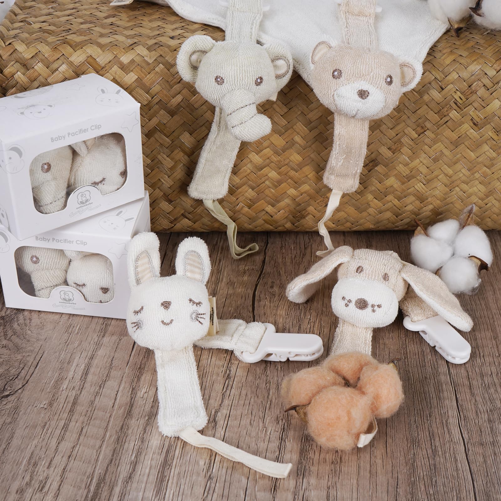 CottonBEBE organic cotton blend provides a soft touch for babies